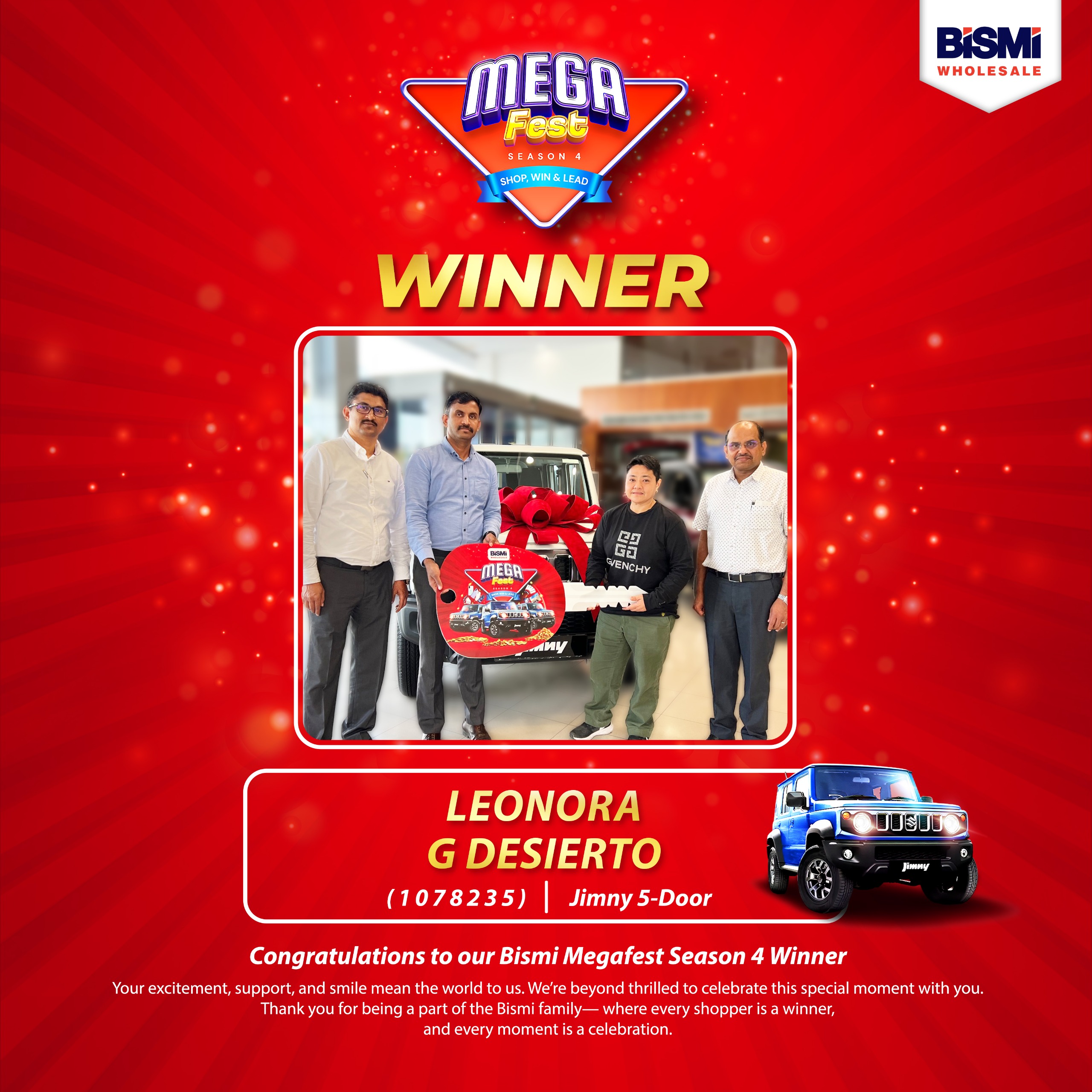 bismi wholesale mega fest season 4 winner 3